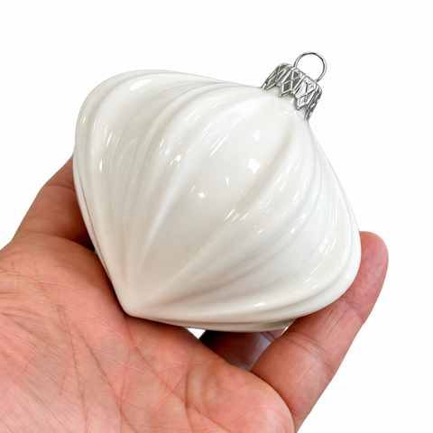 Porcelain Christmas Bauble - Snowdrop