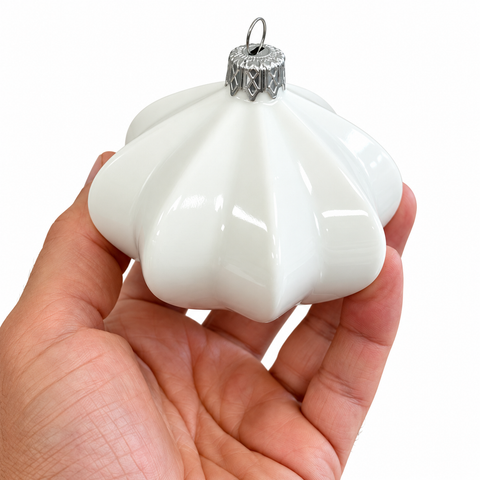 Porcelain Christmas Bauble - Meringue
