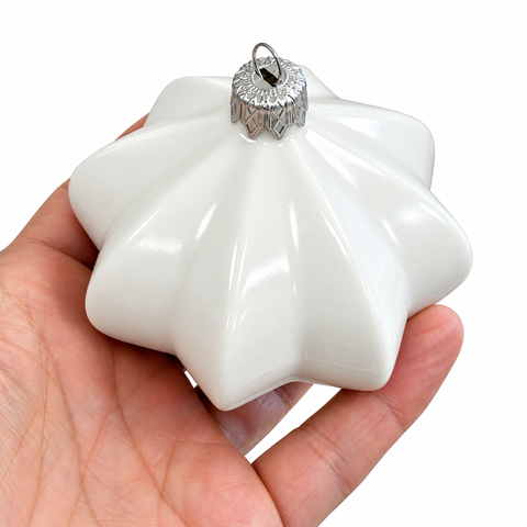 Porcelain Christmas Bauble - Meringue