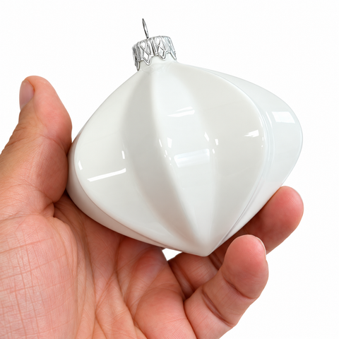 Porcelain Christmas Bauble - Meringue