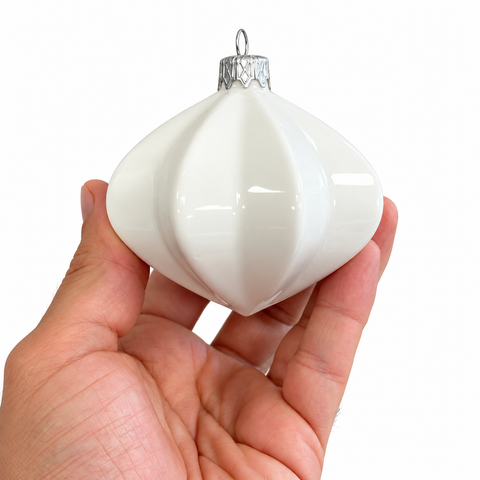 Porcelain Christmas Bauble - Meringue