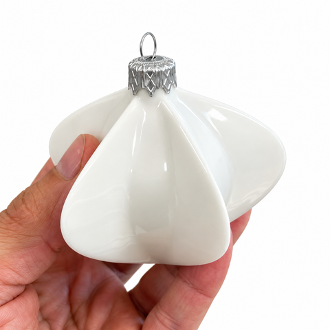 Porcelain Christmas Bauble - Moonlight