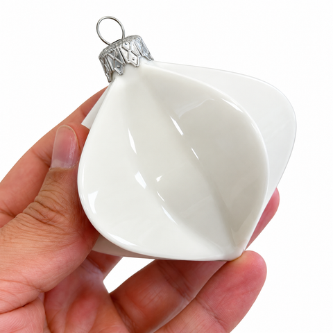 Porcelain Christmas Bauble - Moonlight