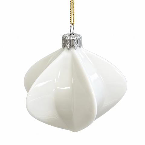 Porcelain Christmas Bauble - Moonlight