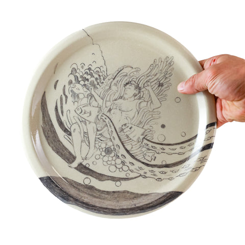 Plate with Paolo Savelli sketch